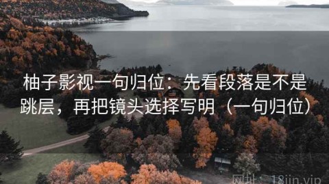 柚子影视一句归位：先看段落是不是跳层，再把镜头选择写明（一句归位）