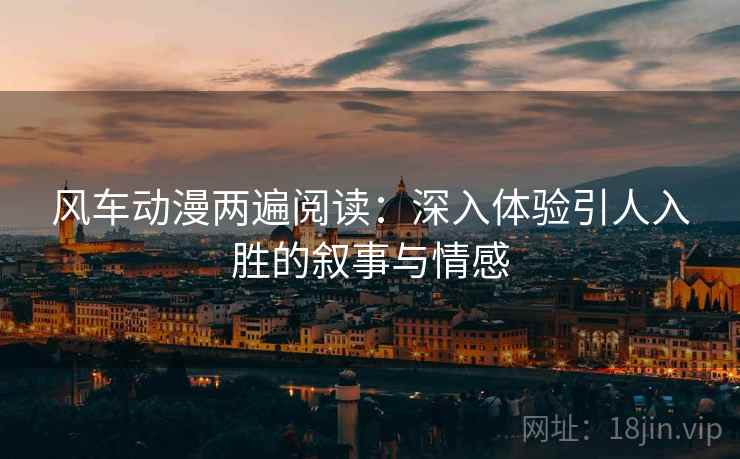 风车动漫两遍阅读：深入体验引人入胜的叙事与情感
