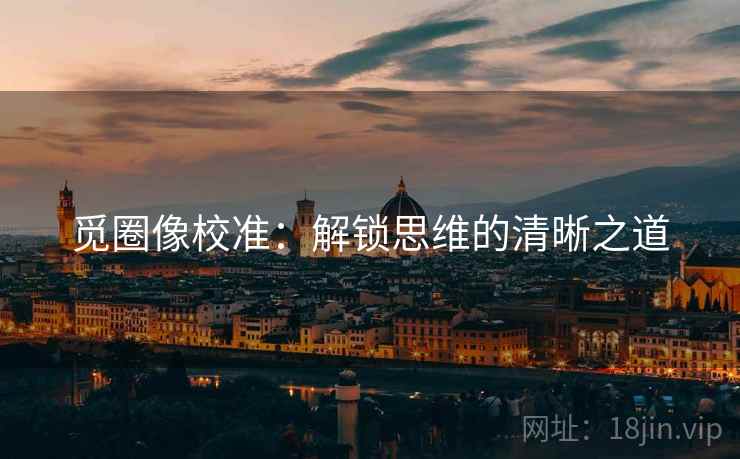觅圈像校准：解锁思维的清晰之道
