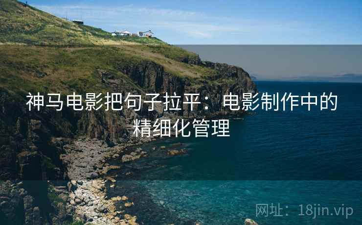神马电影把句子拉平:电影制作中的精细化管理 神马电影把句子拉平:电影制作中的精细化管理